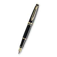 Plnicí pero Waterman Expert Black Lacquer GT - hrot F
