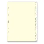 Krajové výřezy, A-Z náplň A5 k diářům Filofax