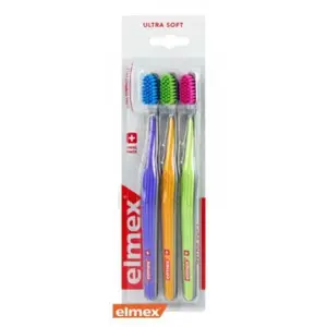 Elmex Caries Protection zubní kartáček ULTRA SOFT 3ks