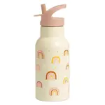 A Little Lovely Company - nerezová láhev na pití, 350 ml - duha