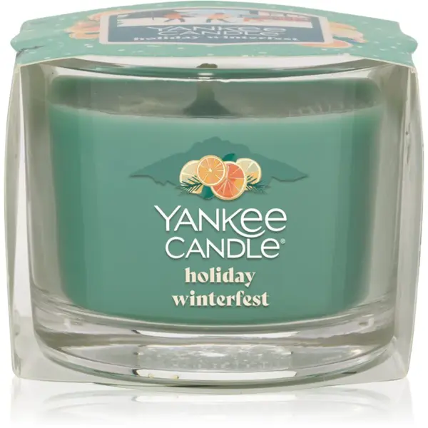Yankee Candle Holiday Winterfest votivní svíčka glass 37 g