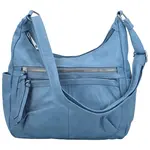 Dámská crossbody kabelka džínově modrá - Firenze Fresia