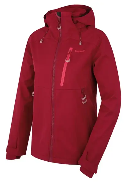 Husky Sauri L M, magenta Dámská softshell bunda