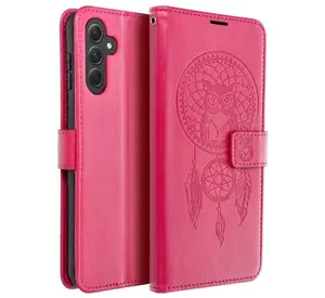 Flipové pouzdro MEZZO pro Samsung Galaxy A14 4G / A14 5G , dreamcatcher magenta