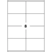 Samolepicí etikety 105 x 74 mm, 8 etiket, A4, 100 listů
