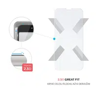 Ochranné tvrzené sklo FIXED pro Samsung Galaxy S25+, čirá