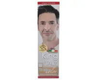 Permanentní barva pro muže na vlasy a vousy Kléral King Italy Water Color - šedá (KIG04) + dárek zdarma