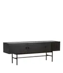 Komoda "Array", 150 x 53 cm, 2 varianty - Woud Varianta: dub, černý