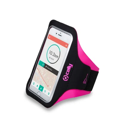 CELLY ARMBAND Sportovní neoprénové pouzdro vel. XL do 5" pink