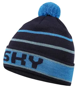 Husky Meralp L-XL, blue Pánská merino čepice