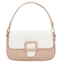 Dámská kabelka přes rameno pudrovo bílá - DIANA & CO Kombes