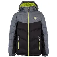 Lewro TREVOR Chlapecká prošívaná bunda, černá, velikost 164-170