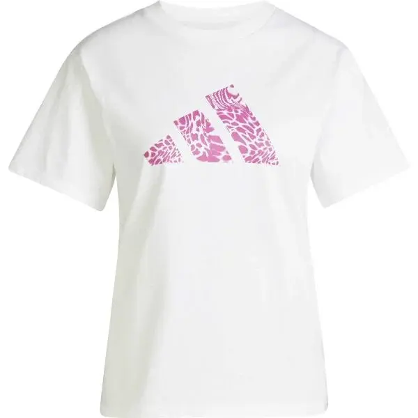 adidas CAMO TEE Dámské triko, bílá, velikost