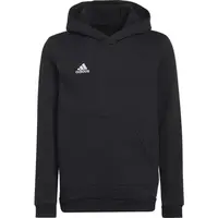 adidas ENTRADA 22 SWEAT HOODIE Juniorská fotbalová mikina, černá, velikost