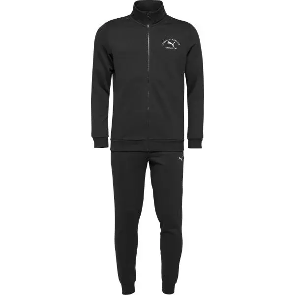 Puma CLASSIC SWEAT SUIT FL Pánská tepláková souprava, černá, velikost