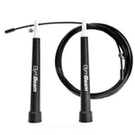 GymBeam BLACK Švihadlo, černá, velikost