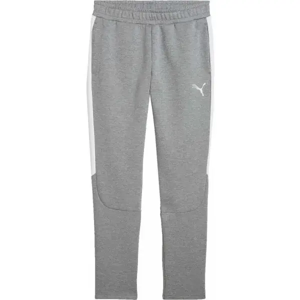 Puma TEAMEVOSTRIPE PANTS Pánské tepláky, šedá, velikost