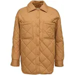 Billabong TRANSPORT SHACKET Prošívaná dámská bunda, hnědá, velikost