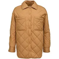 Billabong TRANSPORT SHACKET Prošívaná dámská bunda, hnědá, velikost