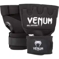Venum KONTACT GEL GLOVE WRAPS Rukavice, čierna, veľkosť
