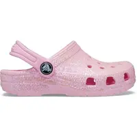 Crocs CLASSIC GLITTER CLOG T Detská nazúvacia obuv, ružová, veľkosť 23/24