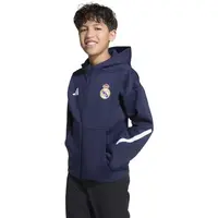 adidas REAL MADRID ANTHEM JACKET Y Dětská bunda, tmavě modrá, velikost