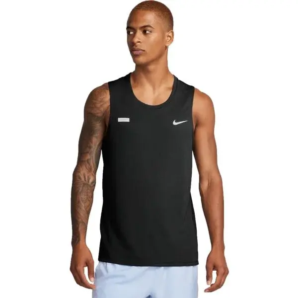 Nike MILER FLASH Pánské tílko, černá, velikost XXL