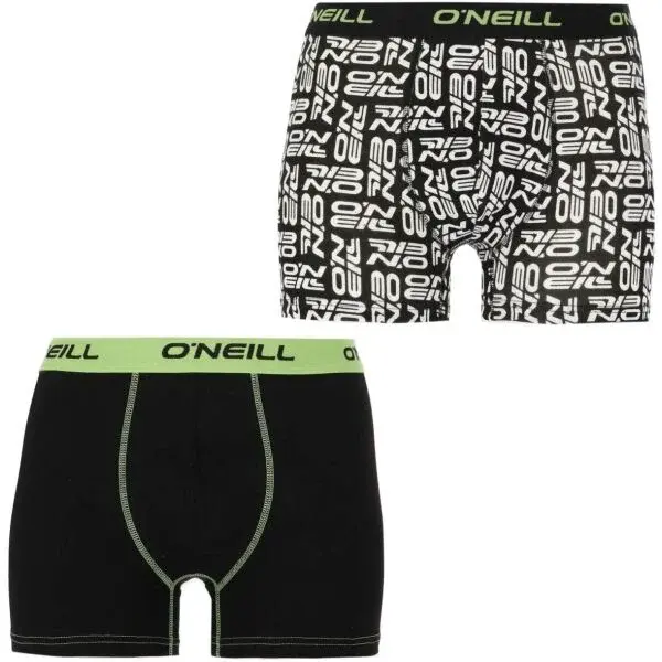 O'Neill BOXERSHORTS 2-PACK Pánské boxerky, světle zelená, velikost