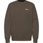 Jack Wolfskin ESSENTIAL CREWNECK M Pánská mikina, hnědá, velikost XXL