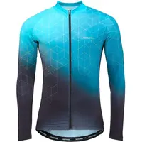 Klimatex NIBALI Pánský cyklodres s dlouhým rukávem, černá, velikost