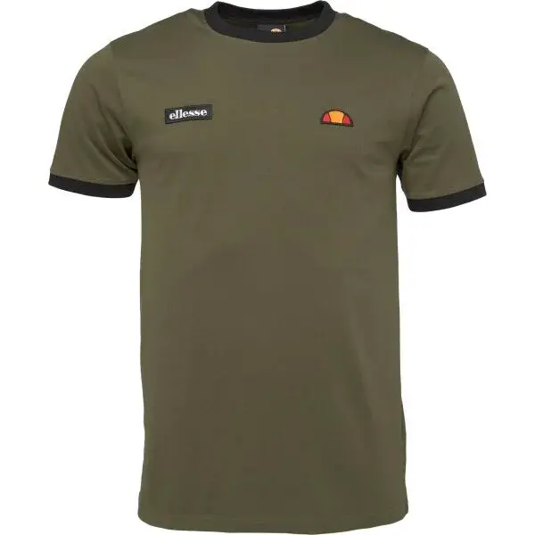 ELLESSE FERDORINI Pánské tričko, khaki, velikost