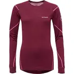 Klimatex WAAL MERINO Dámské merino triko, vínová, velikost