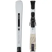 Salomon E S/MAX N&deg;4 + M10 GW Dámské sjezdové lyže, bílá, velikost