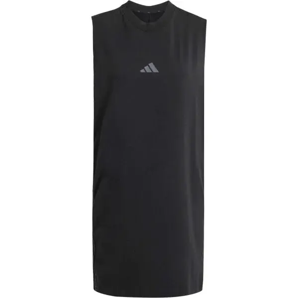 adidas ESSENTIALS 3-STRIPES DRESS Dámské šaty, černá, velikost