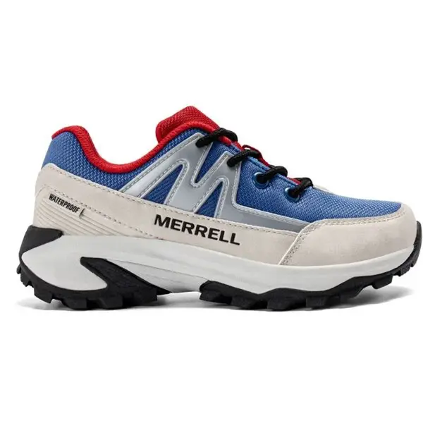 Merrell MOAB SPEED 2 FST WP Dětské turistické boty, modrá, velikost 35