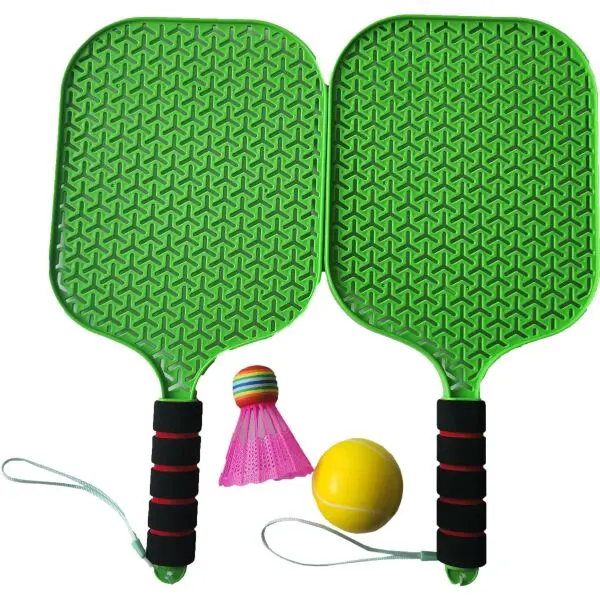 ADAR SET OF RACKETS WITH BALL AND SHUTTLECOCK Rakety s loptičkou a košíčkom, zelená, veľkosť