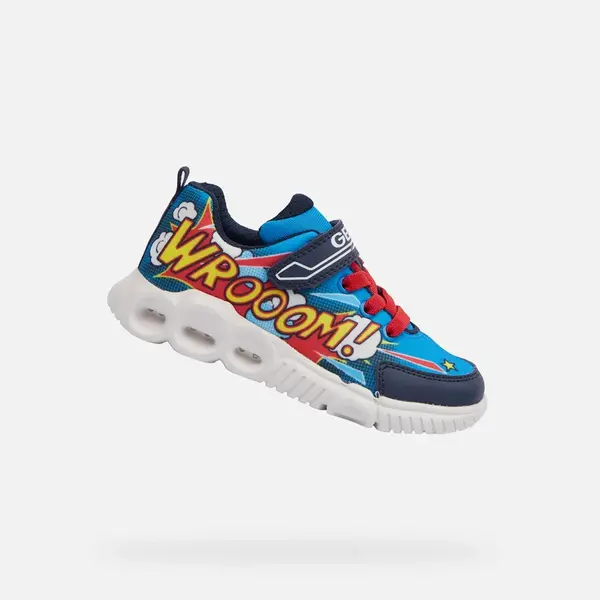 Blue boys' sneakers Geox Wroom - Boys