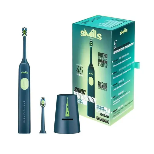 Vitammy Smils Sonická Zubná Kefka S Program Na Čistenie Ortodontických Aparátov, Ocean