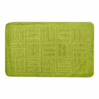 Kúpeľňové predložky set 2 kusov Esme zelené 50x80 cm, 40x50 cm EMI