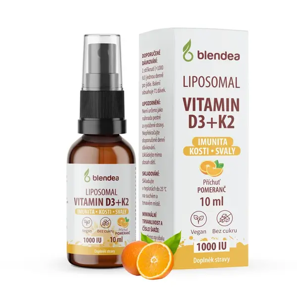 Blendea Lipozomálny D3 + K2 sprej