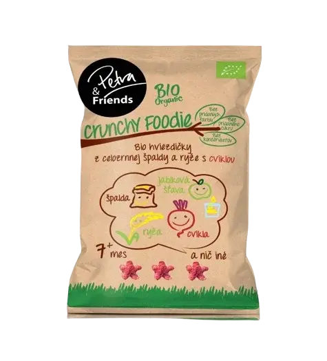 PETRA & FRIENDS BIO Špaldové hviezdičky s ryžou a repou 30 g