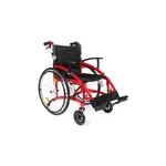 Timago ľahký invalidný vozík EXCLUSIVE-TIM LIGHT, šírka 46cm, červený, pevné kolesá
