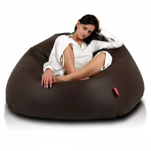 Sedací vak veľká guľa tmavohnedá EMI