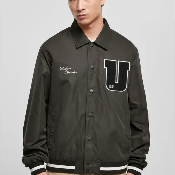 Sports College Jacket Black