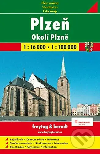 Plzeň 1:16T/100T mapa