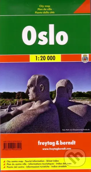 Oslo 1:20 000 (Mapa mesta - platná do roku 2020)