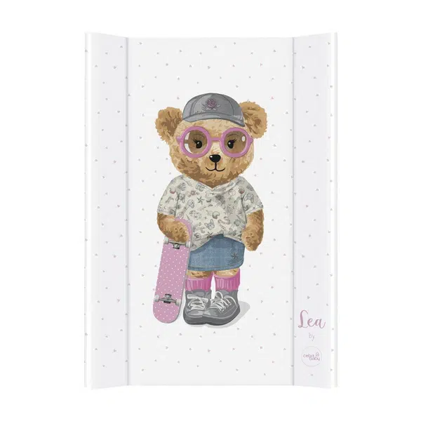 Podložka prebaľovacia 2-hranná s pevnou doskou (50x70) Comfort Fluffy Puffy Lea