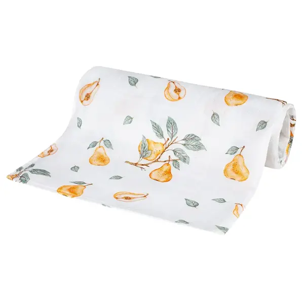 Bambusová plienka 75x75cm, lux, Hrušky