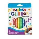 Fixky gliter NEON Carioca súprava 6 ks-CARIOCA