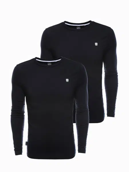 Ombre Men's longsleeve set with elastane - MIX 2